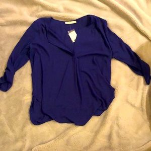 NWT Purple Lush Tunic Top Size L